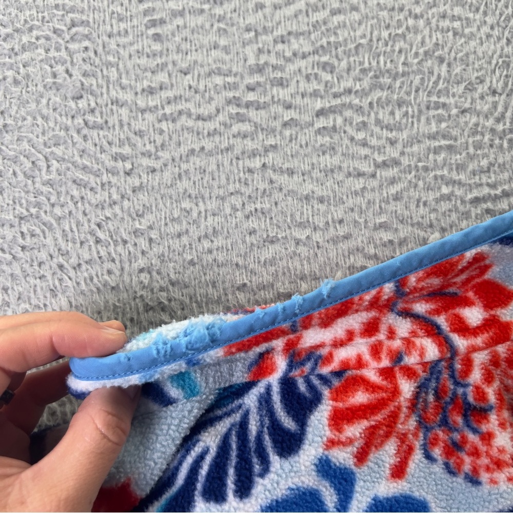 Patagonia Synchilla Sweater Womens Medium Multi Floral Snap T Fleece Pullover - Picture 12 of 14